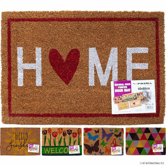 Picture of PRIMA DOORMAT PVC NATURAL 40X60CM