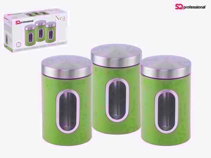 Picture of NEA CANISTER SET 3PC GREEN