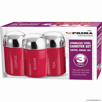 Picture of PRIMA DOME CANNISTER RED 3 PCS
