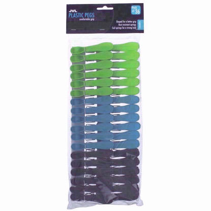 Picture of JVL PEG EXTRA STRONG CLOTHES 36 PEGS