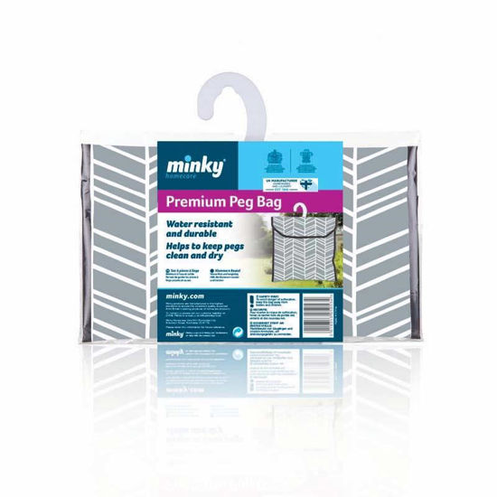 Picture of MINKY PREMIUM GEOMETRIC PEG BAG