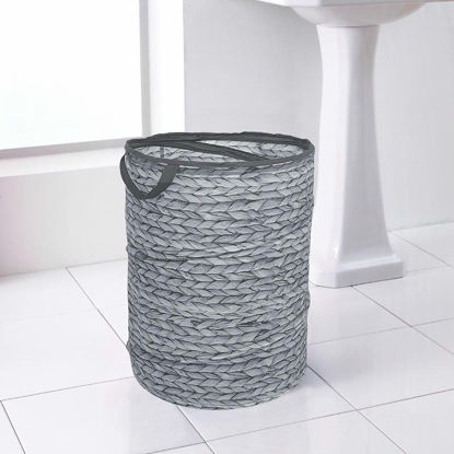 Picture of COUNTRYCLUB LAUNDRY BIN HYACINTH GREY