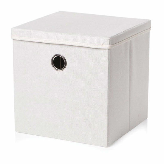 Picture of COUNTRYCLUB STORAGE BOX 30X30 CREAM