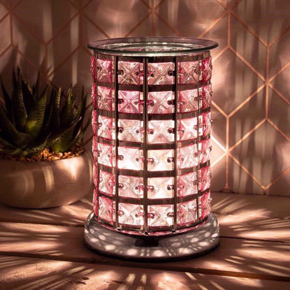 Picture of DESIRE AROMA LAMP SILVER&PINK