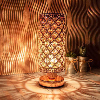 Picture of DESIRE CRYSTAL AROMA LAMP ROSE