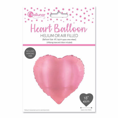 Picture of FOIL BALLOON HEART PINK 18 INCH