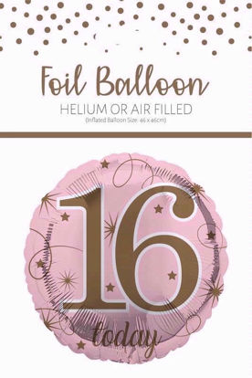 Picture of FOIL BALLOON PINK 16