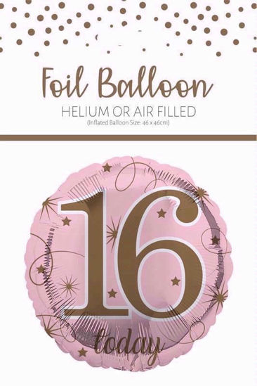 Picture of FOIL BALLOON PINK 16