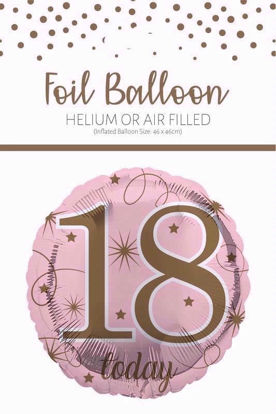 Picture of FOIL BALLOON PINK 18