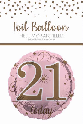 Picture of FOIL BALLOON PINK 21
