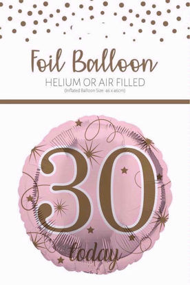 Picture of FOIL BALLOON PINK 30
