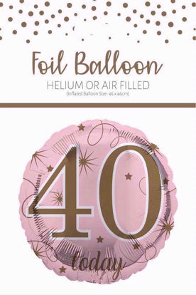 Picture of FOIL BALLOON PINK 40