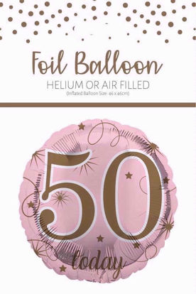 Picture of FOIL BALLOON PINK 50