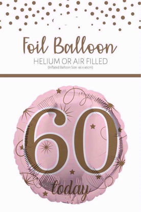 Picture of FOIL BALLOON PINK 60