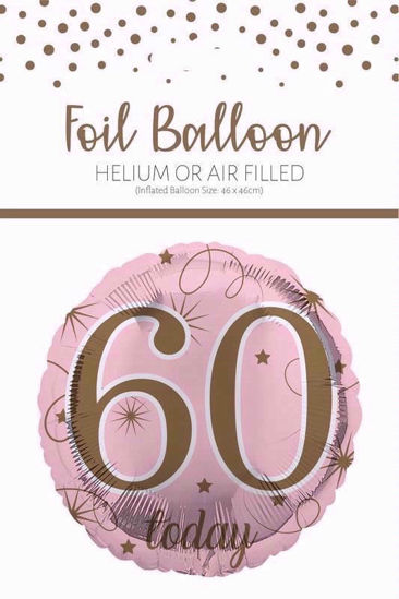 Picture of FOIL BALLOON PINK 60