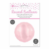 Picture of FOIL BALLOON ROUND BABY PINK 18 INCH