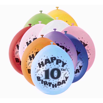 Picture of UNIQUE BALLOON 10TH BIRTHDAY 10