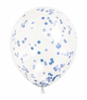 Picture of UNIQUE BALLOONS CONFETTI BLUE