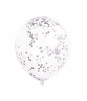 Picture of UNIQUE BALLOONS CONFETTI SILVER