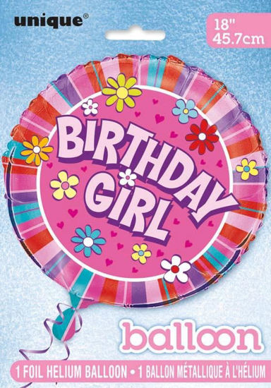 Picture of UNIQUE FOIL BALLOON BIRTHDAY GIRL