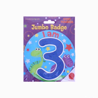 Picture of EUROWRAP GIANT BIRTHDAY BADGE BOY 3