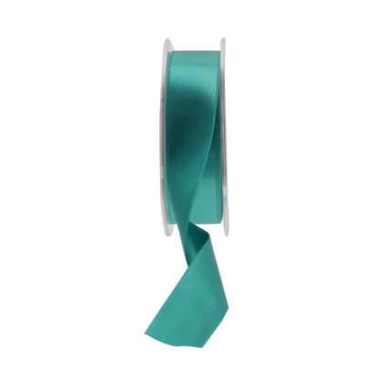 Picture of SATIN RIBBON 25MM X 20M TEAL GREEN