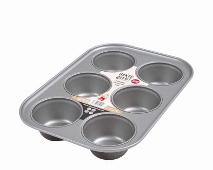 Picture of BAKER & SALT 6 CUP JUMBO MUFFIN TIN
