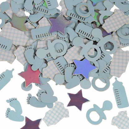 Picture of EUROWRAP CONFETTI BABY SHOWER BLUE