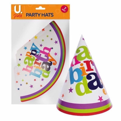 Picture of HAPPY BIRTHDAY PARTY HATS 7