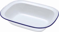 Picture of ENAMEL 18CM OBLONG PIE DISH