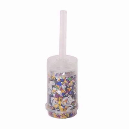 Picture of UNIQUE CONFETTI PUSH POPPER MULTI COLOUR