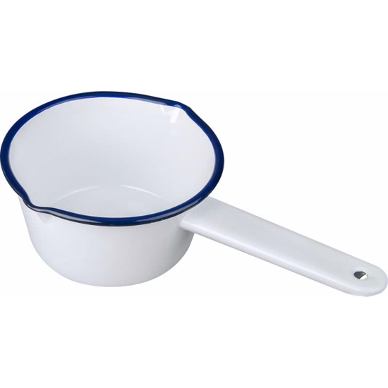 Picture of ENAMEL MILK PAN WHITE 14CM