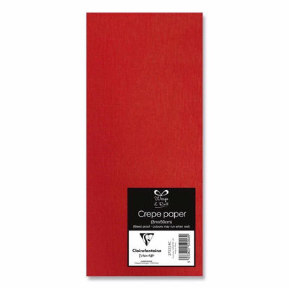 Picture of EUROWRAP CREPE PAPER RED