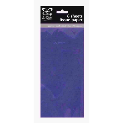 Picture of EUROWRAP TISSUE PAPER 6SHTS DARK BLUE
