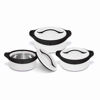 Picture of ZENITH INSULATED HOT POT SET 3PC WHITE/BLACK