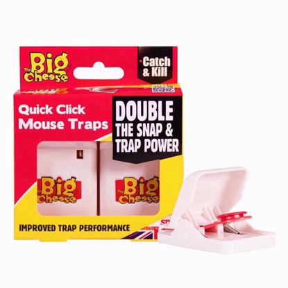 Picture of THE BIG CHEESE QUICK CLICK MOUSE TRAP 2PK