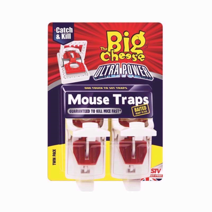 Picture of THE BIG CHEESE ULTRA POWER MOUSE TRAPS 2PK
