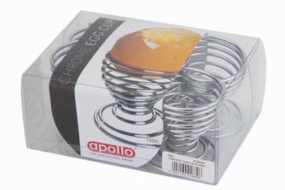 Picture of APOLLO SET 6 CHROME EGG CUPS