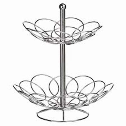 Picture of CHROME FRUIT BASKET 2 TIER