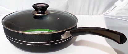 Picture of KARAHI WOK NONSTICK 32CM LONG HANDLE & LID