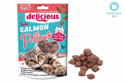 Picture of WORLD OF PETS SALMON FILLED POCKET CAT TREATS
