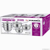 Picture of PRIMA COOKWARE S/S SET 6PC