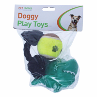 Picture of PET LIVING DOG TOY PLAY SET 3PC