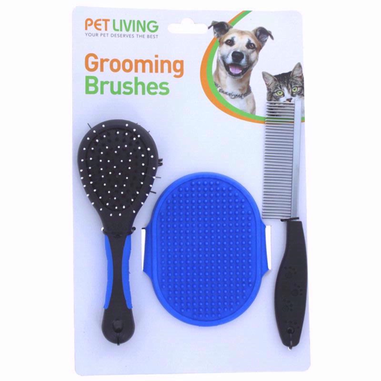 Picture of PET LIVING PET BRUSH 4PK