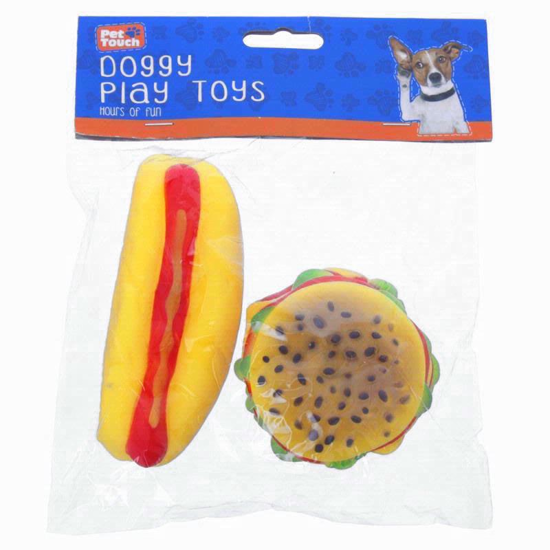 Picture of PET TOUCH TOY VINYL SQUEAKY FAST FOOD