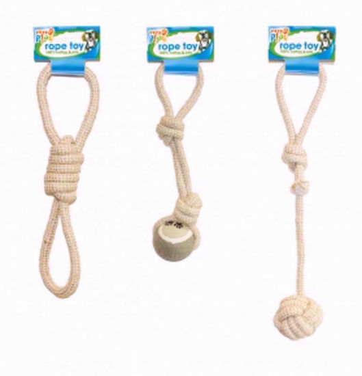 Picture of PETS PLAY PAWS JUTE ROPE TOY