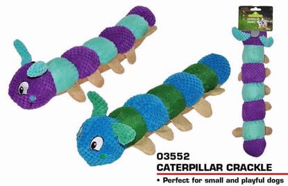 Picture of PETS THAT PLAY CATERPILLAR CRACKLE DOG TOY