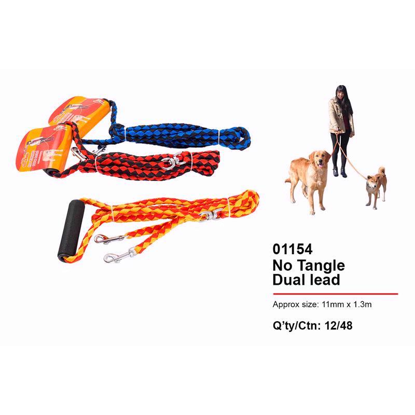 Picture of PETS THAT PLAY NO TANGLE DUAL LEAD 1300MM APR