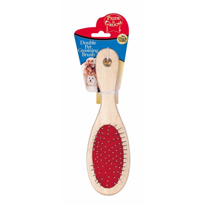 Picture of PRIDE & GROOM DOUBLE SIDED PET BRUSH