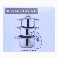 Picture of ROYAL CUISINE S/S STOCK POT 6PC SET 24-28